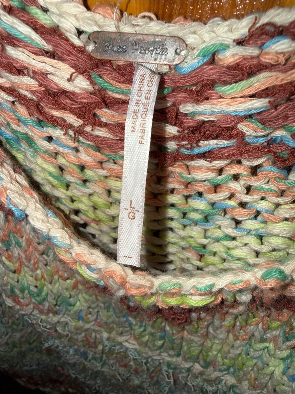 Free People Multicolor Knit Camisole Tank